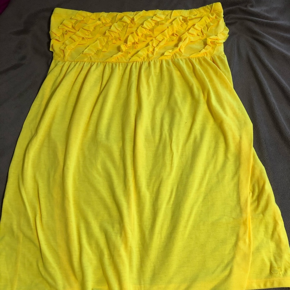 op yellow swim coverup